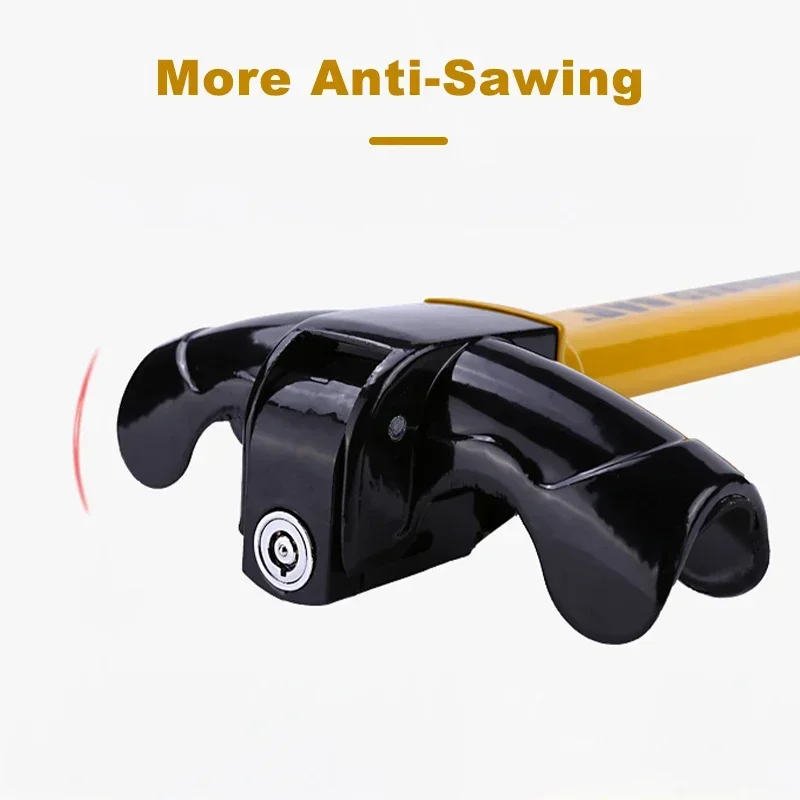 Universal Heavy - Duty Car Steering Wheel Lock with Anti - Theft Rotary Design: Premium Security Device for All Vehicles