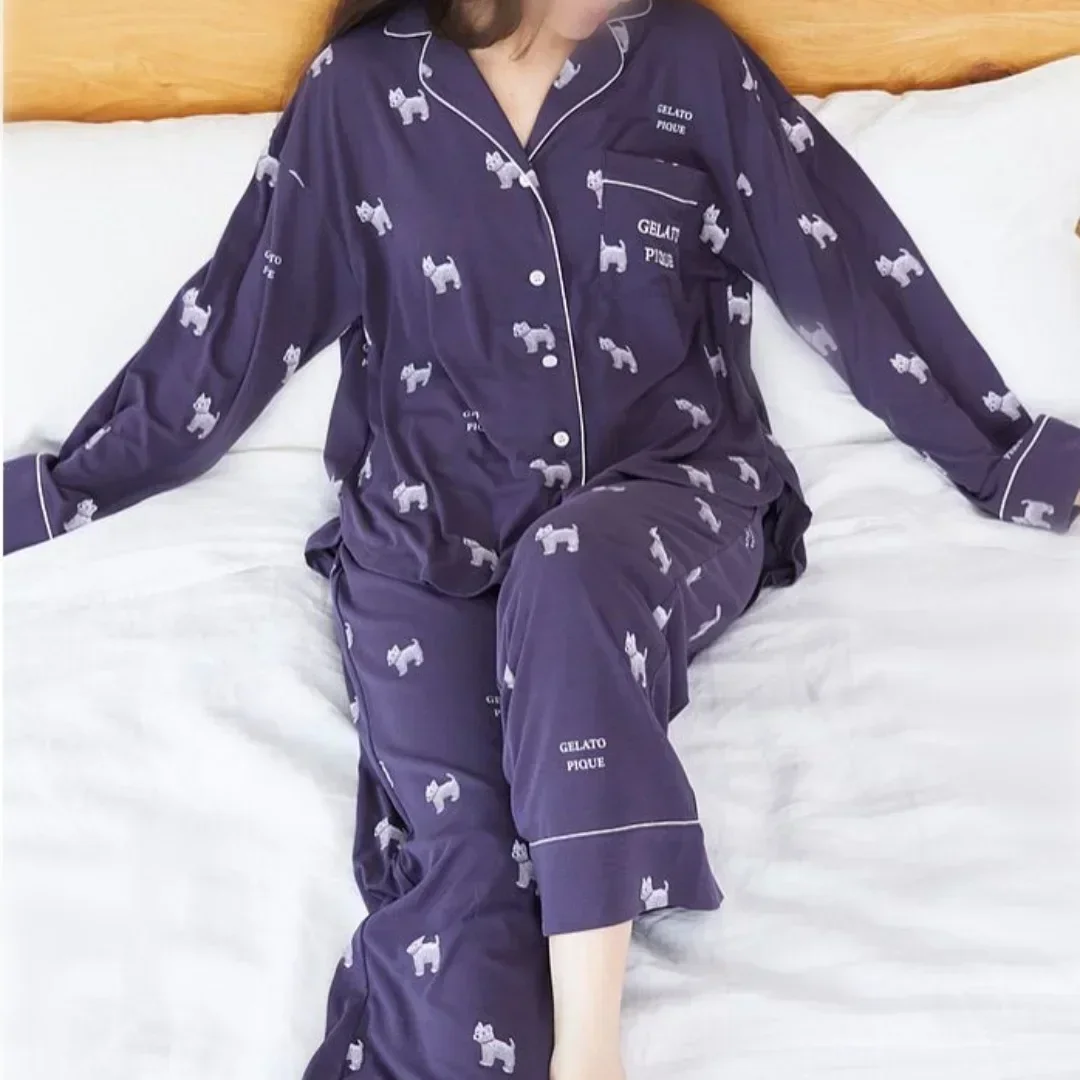 Conjunto de pijamas Ropa de habitación para mujer Pijamas para mujer Invierno