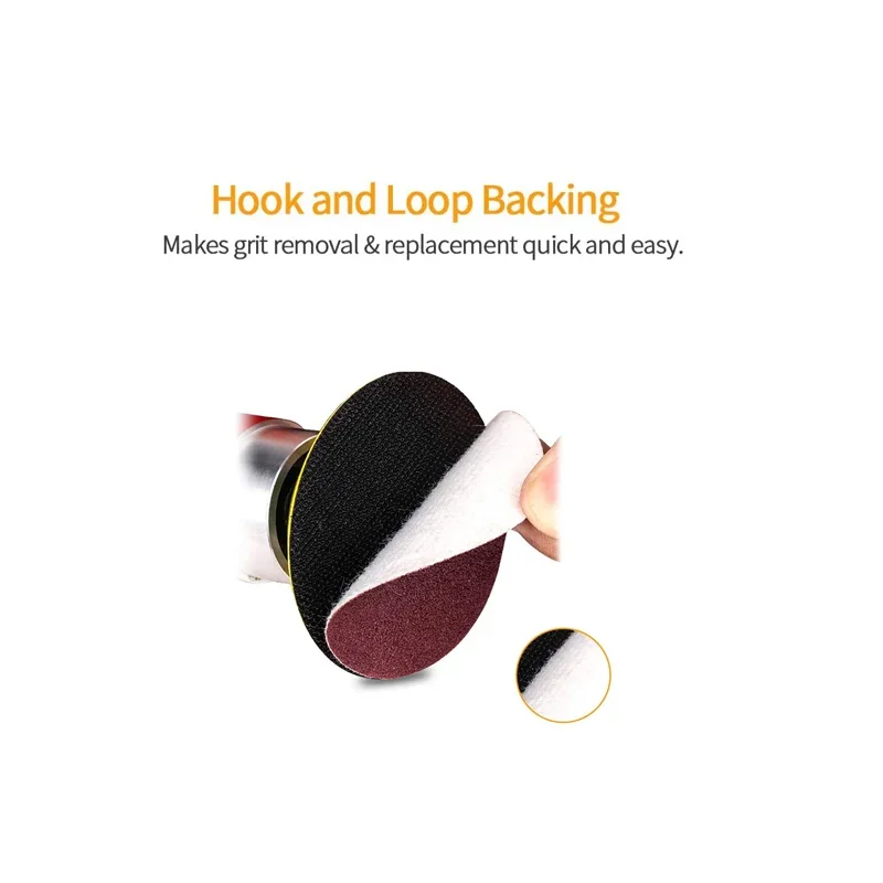 1inch 25mm Sanding Discs 60-2000 Grit Hook and Loop Sand Paper Round Sandpaper Disk  Abrasive Polishing Tool for Polishing Wood