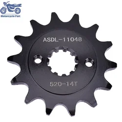 520-14T 520 14 Tooth 14T Drive Front Sprocket Gear For Honda CRF250 CBF250 R CBR250 R CB300 CBF300 CBR300 CMX300 17-18 CBF 250