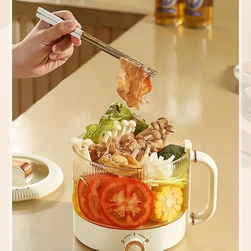 Glass Electric Stew Pot Mini Small Porridge Soup Automatic Ceramic Glaze Electric Hot Pot EU/AU Plug