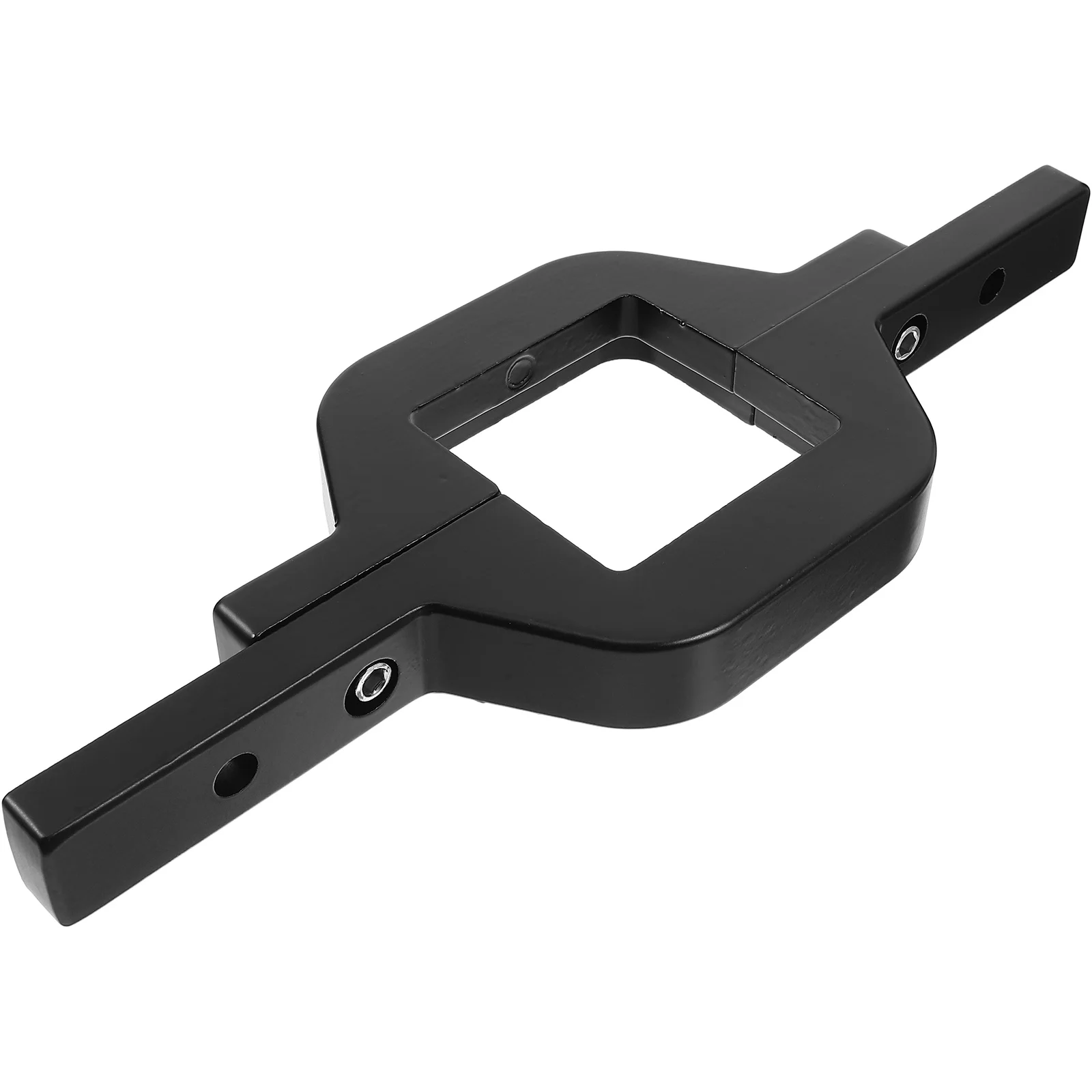 

Trailer Tow Hitch Mount Holder Easy Installation for Offroad Vehicles Dual LED Lights Black Trailer Tow Hitch Mount