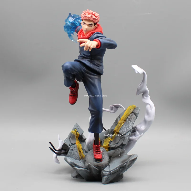 Jujutsu Kaisen Anime Figure Satoru Gojo VS Itadori Yuji Action Figurine 28cm PVC Statue Model Doll Collection Decora Toy Gifts