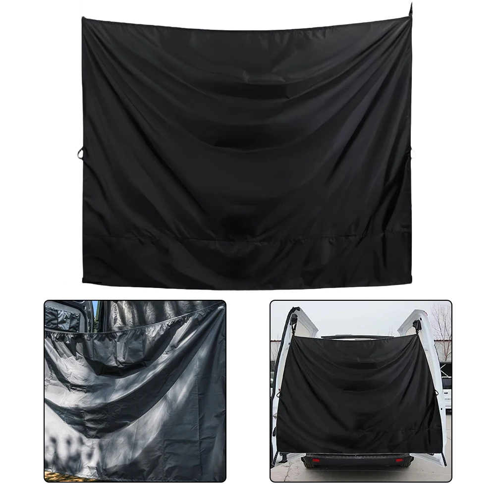 /Black /Rear /Door Curtain 180x230cm Double Layer Oxford Privacy Shade For Car Camper Van Truck SUV Traveling Accessories