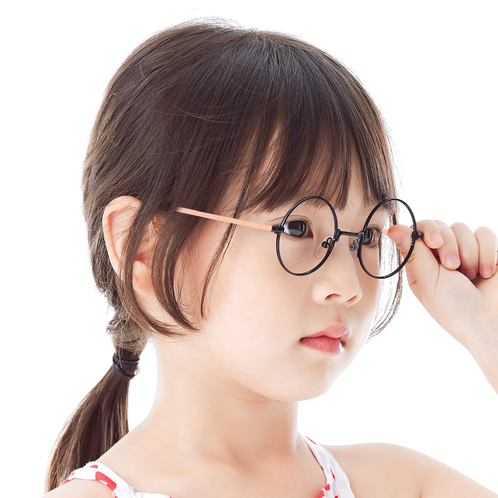 

1Pair Metal Eyeglass Replacement Temple Simple Structure Proper Length Huge Convenience Eyeglass Arm Replacement