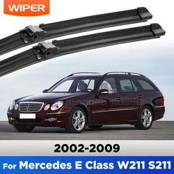 For Mercedes Benz E Class W211 S211 2002 - 2009 Wiper LHD Front Wiper Blades Windshield Windscreen Window Brush 26