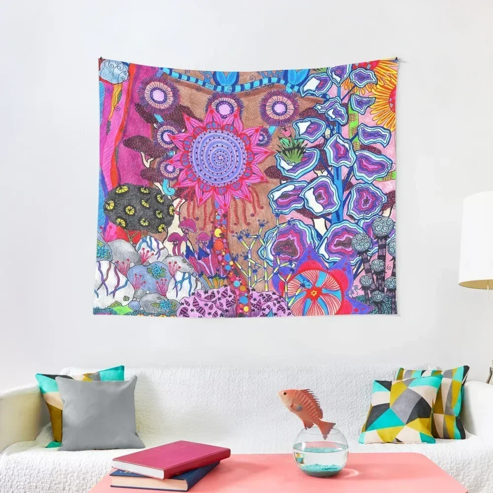 

Red Flower Abstract Tapestry Room Aesthetic Wall Hangings Decoration Wall Decoration Items Tapestry