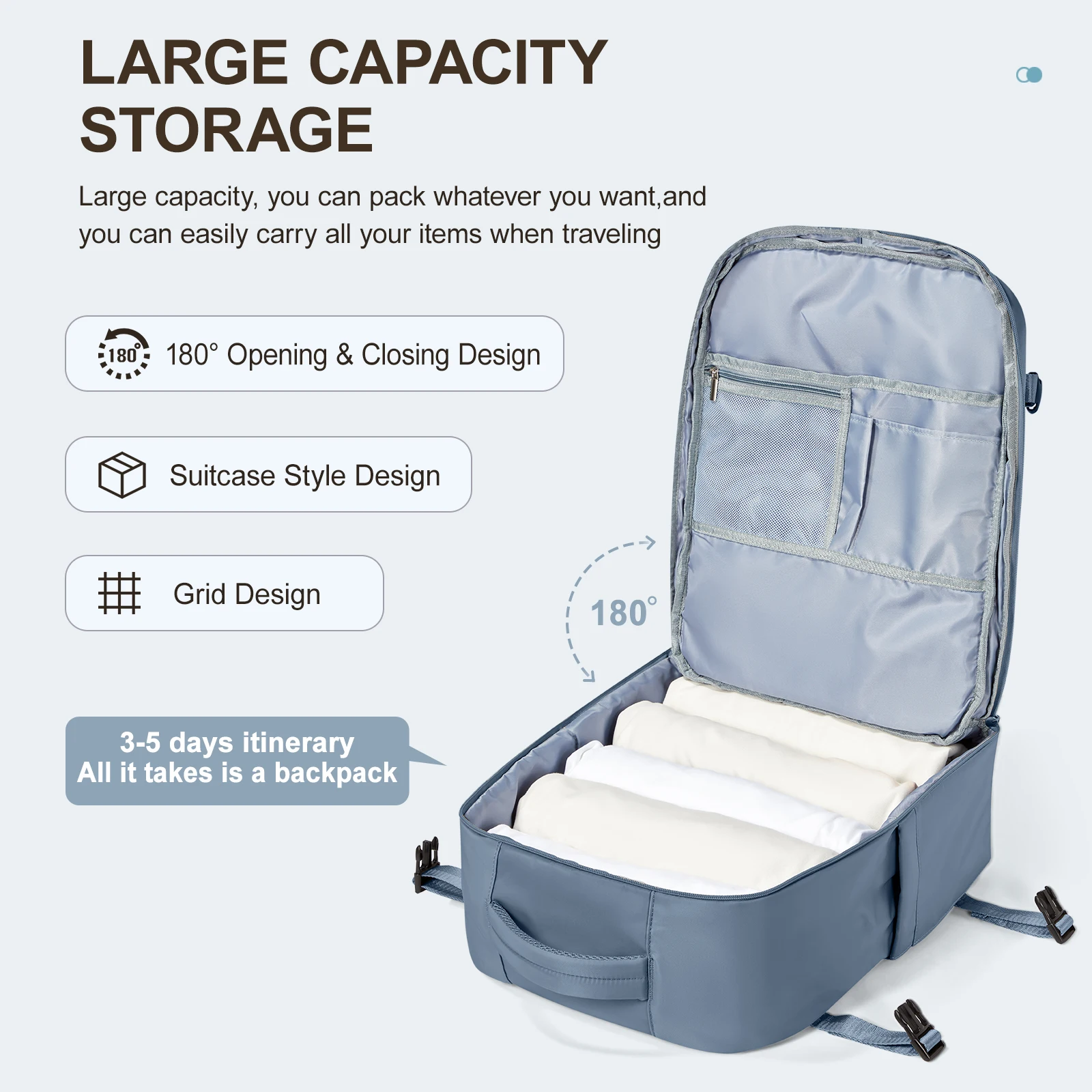 Bolsa para laptop mochila de viagem para mulheres grande capacidade easyjet carry-ons 45x36x20 mochila ryanair 40x20x25, mochila de cabine masculina