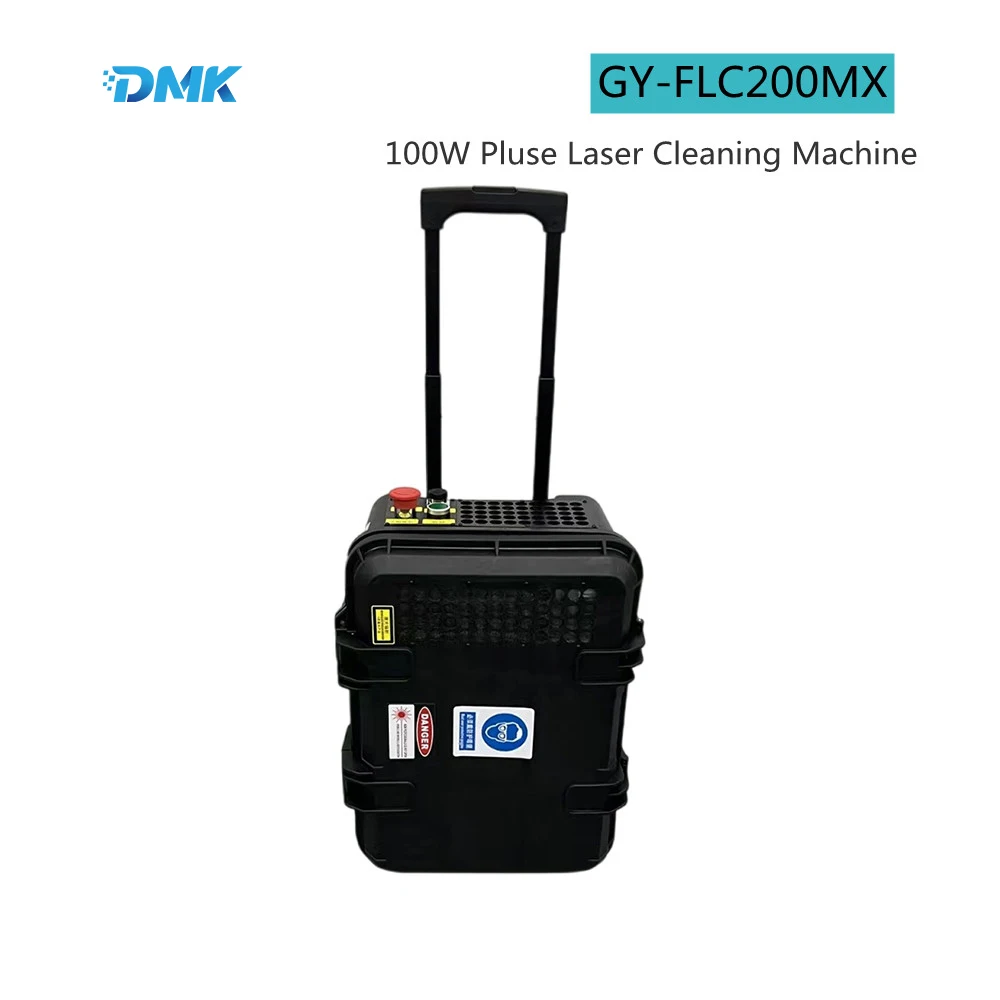 DMK laser Portable 200W Laser Cleaning Machine Luggage Pulse  Rust Removal GY-FLC200MX