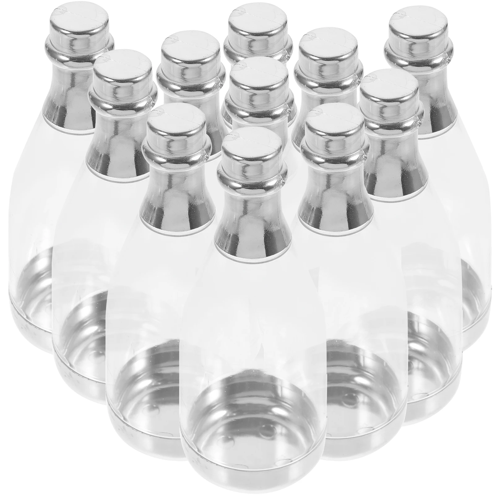 

12pcs Plastic Bottle C y Boxes for Wedding Party Bridal Shower Bulk Transparent Mini Favors Packaging Gifts