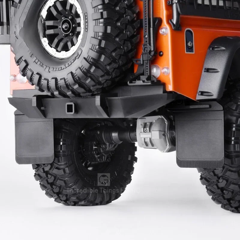 Rubber Mud Flaps Front Rear Fenders with Mounting Base for 1/10 RC Crawler Car TRX4 Trx-4 Upgrade Parts
