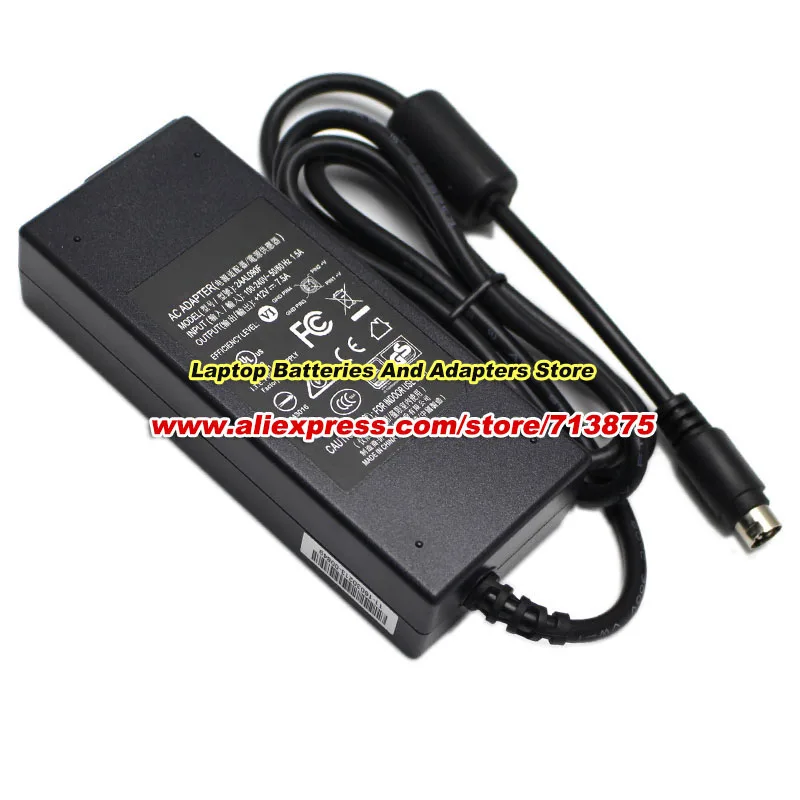 2AAL090F AC Adapter CAM090121 12V 7.5A 90W for Synology DS416 DS415PLAY DS218 DS718 DS418 DS411 DS409 DS420J with 4 Pin