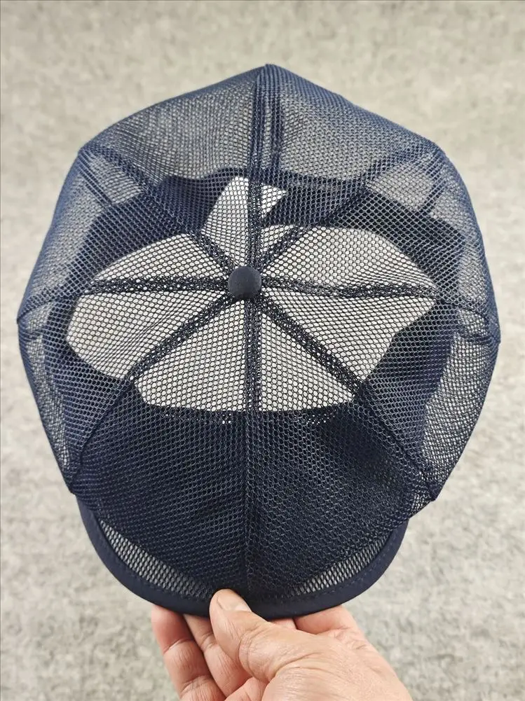 Gorro octogonal de primavera y verano para mujer, boina de malla para papá, gorra de hiedra fresca para hombre, gorras de vendedor de periódicos de talla grande M L XL 2024