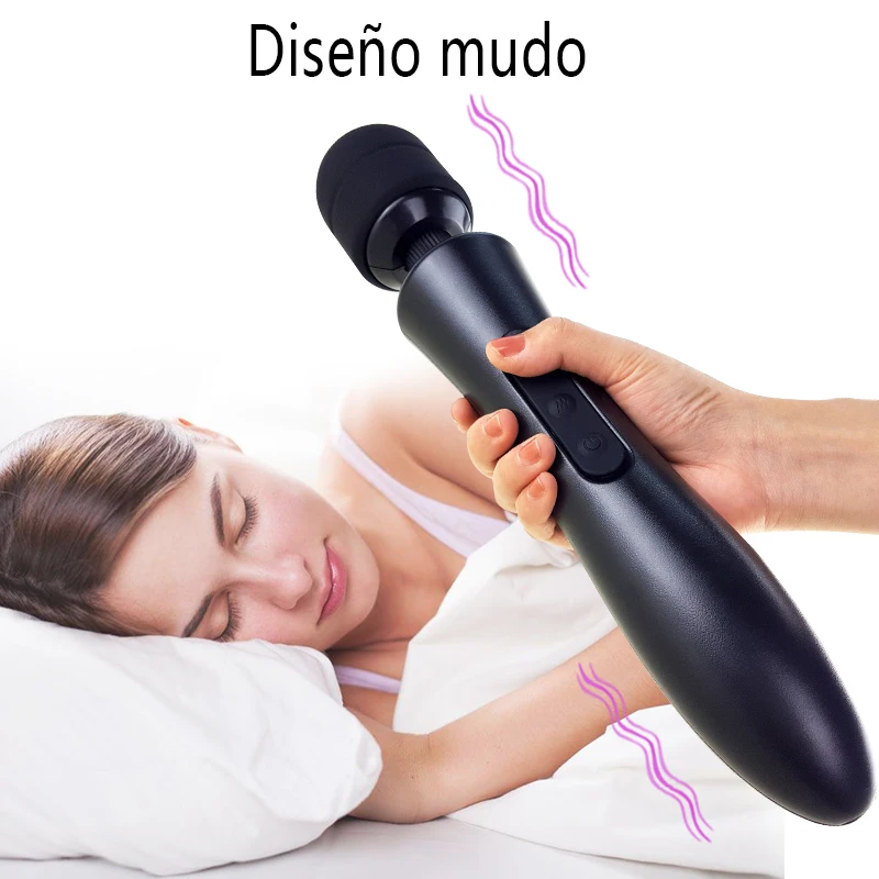 20 Modes Powerful Magic Wand Vibrator for Women Body Massager G Spot Clitoris Stimulator USB Charging Adult Sex Toys for Woman