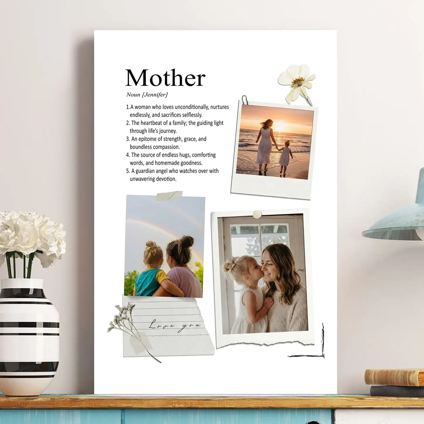 A customizable decorative painting for Mother's Day and Father's Day, a delightful surprise for parents.