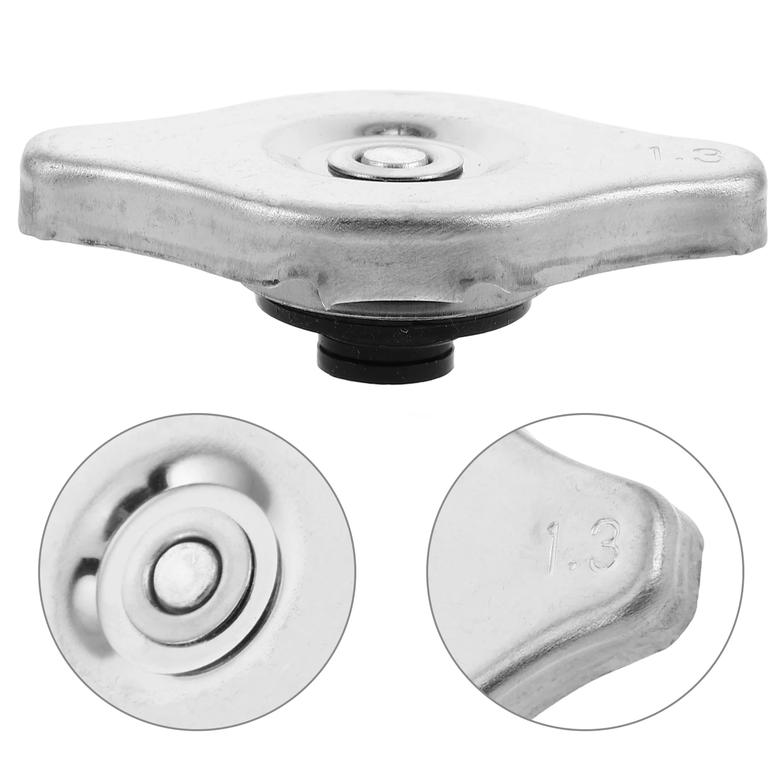 

Stainless Steel Radiator Cap High Pressure Engine Coolant Replacement Universal Metal Durable Rustproof Radiator Cover