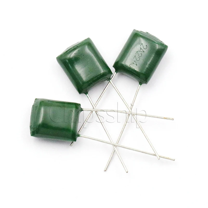 

Polyester Capacitor 2A224J 0.22UF 100V 220NF Capacitor (20 PCS)