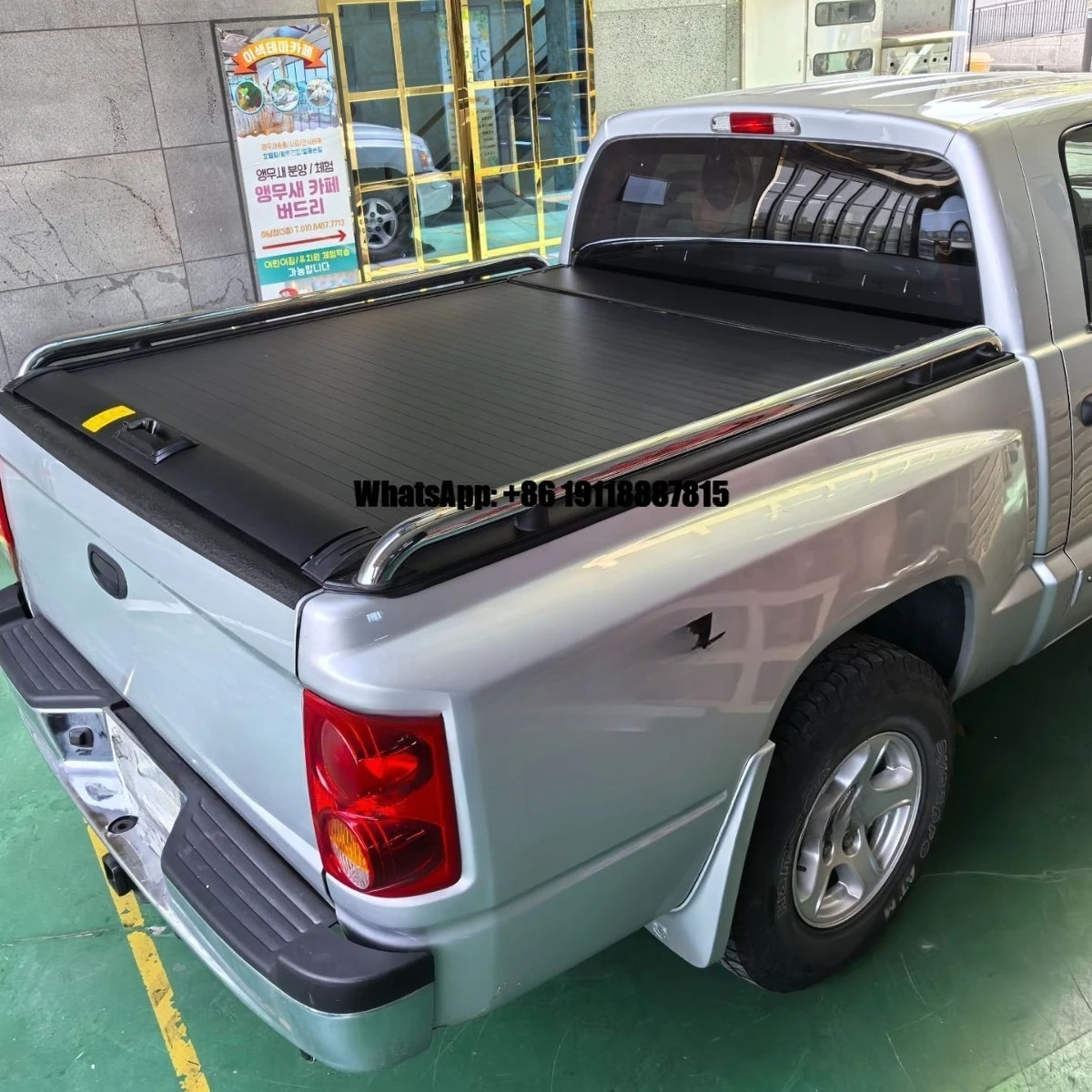 

Алюминиевая выдвижная складная роллетная крышка-жалюзи для кузова пикапа Dakota Ram 1500/2500/3500