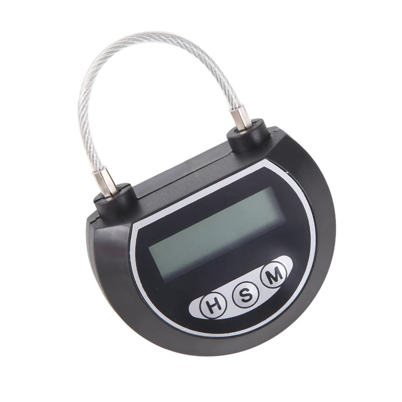 Electronic Time Lock Timer Lock Container Multi Function Time Lock Bin For Toys Black