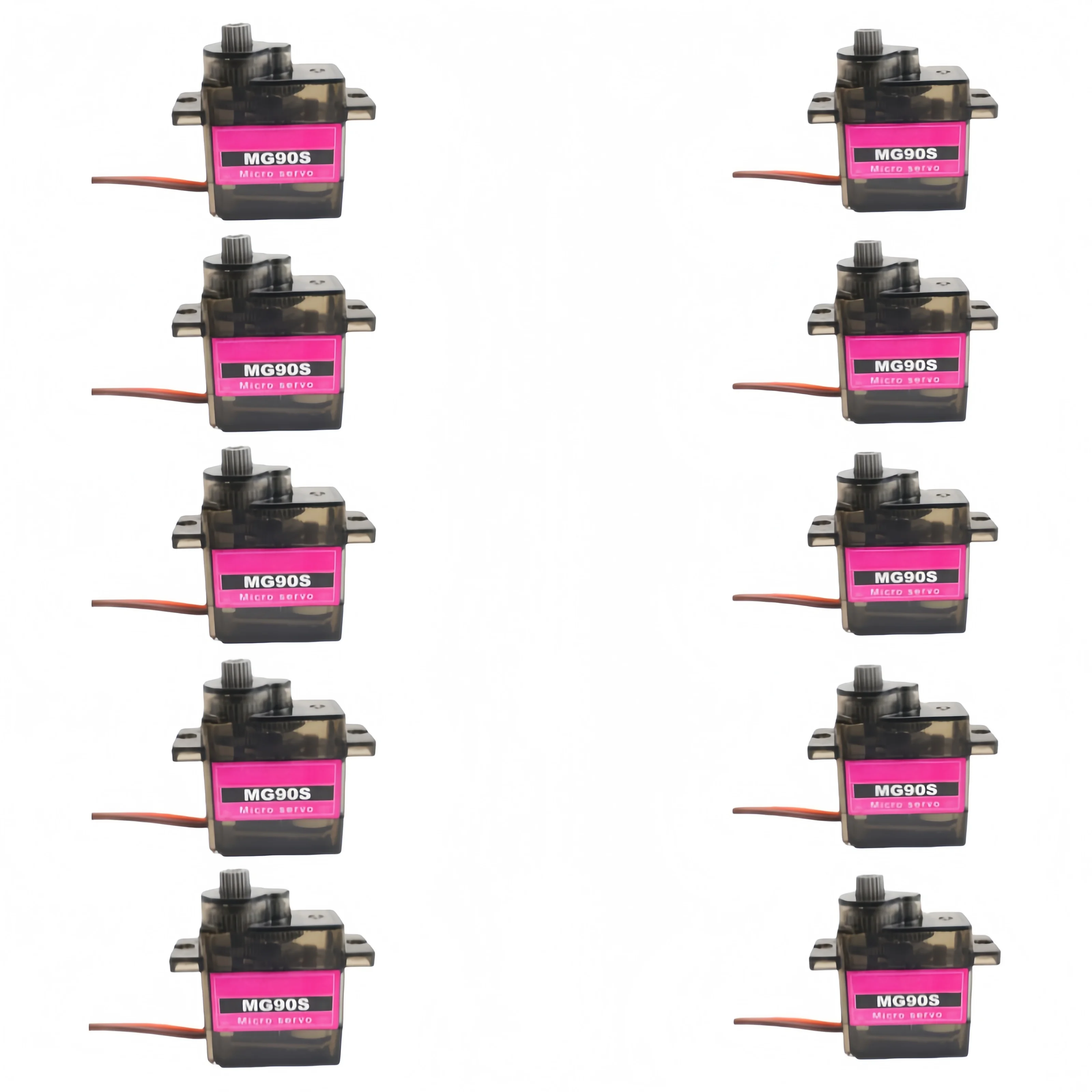 5/10 MG90S 全金属ギア 9g サーボ SG90 アップグレード版 180/360度 RCヘリコプター 航空機 船舶 車両 MG90 9g Trex 450 RCロボット
