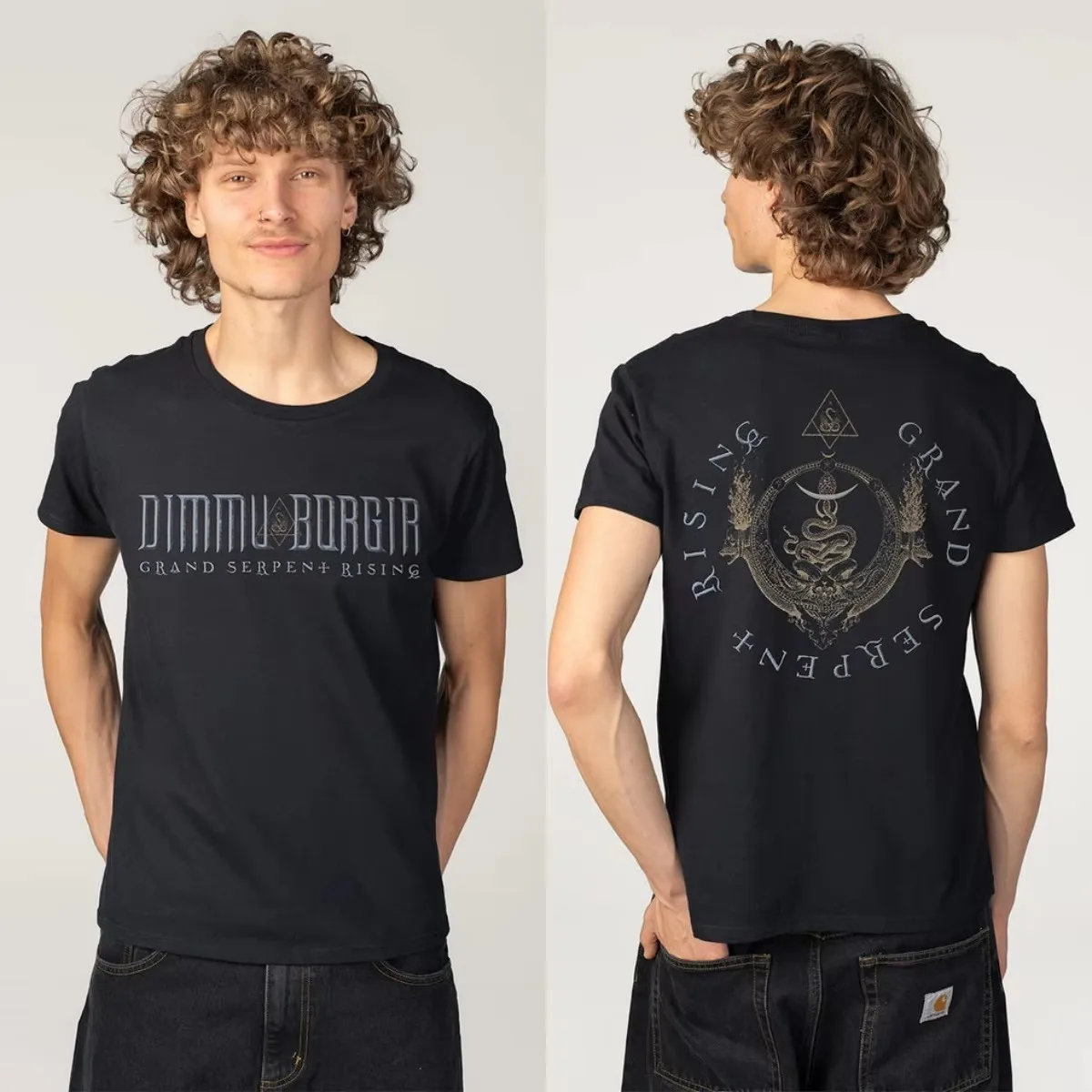 Grand Serpent Rising Dimmu Borgir Band Graphic T-Shirt Cotton Men Women Streetwear Tee