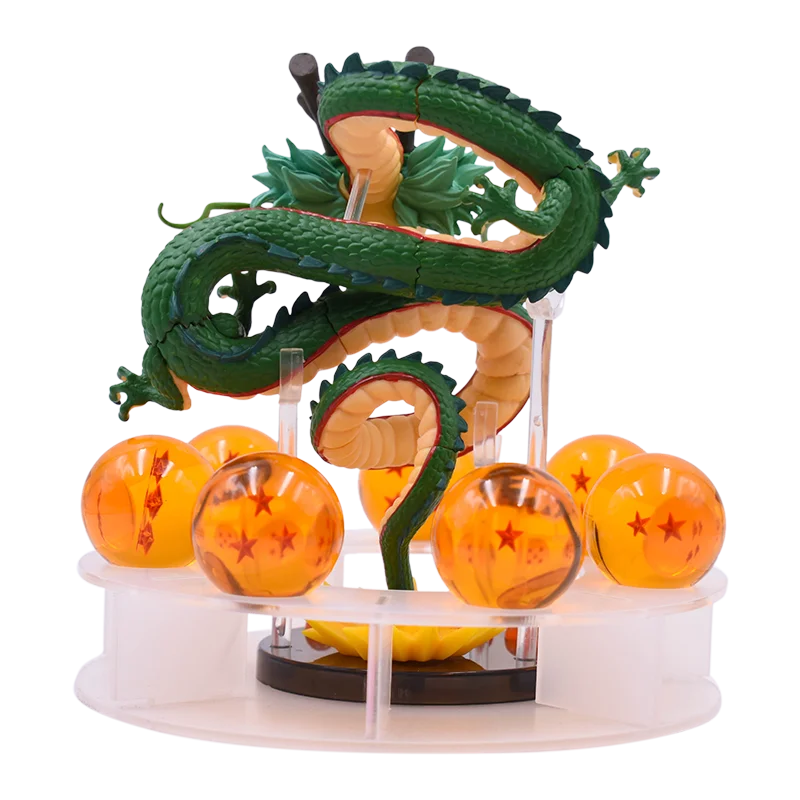 Dragon Ball Z Shenron Action Figures Toys Anime Seven Orange Dragon Balls PVC Figurine Model DBZ Collectible Dolls view 6