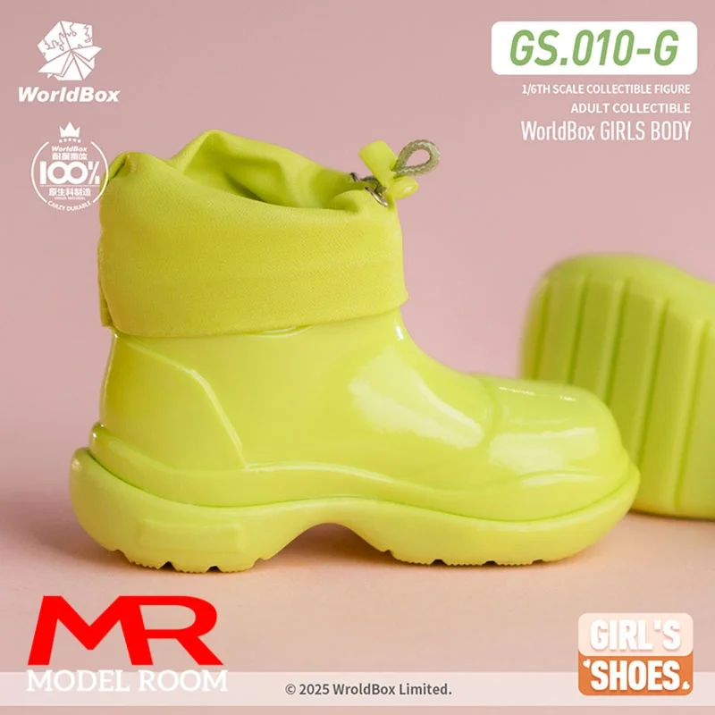 Worldbox GS010 1/6 مقياس أنثى الرباط احذية المطر أحذية جوفاء نموذج صالح 12 ''الجندي عمل الشكل دمى الجسم #2