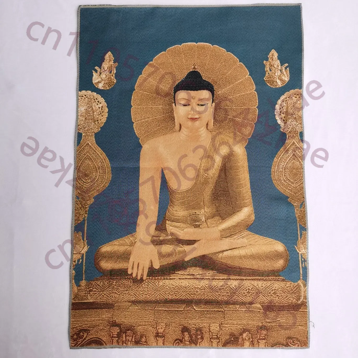 Tibet Tibetan Cloth Silk Buddhism Sakyamuni Buddha Tangka Thangka Mural
