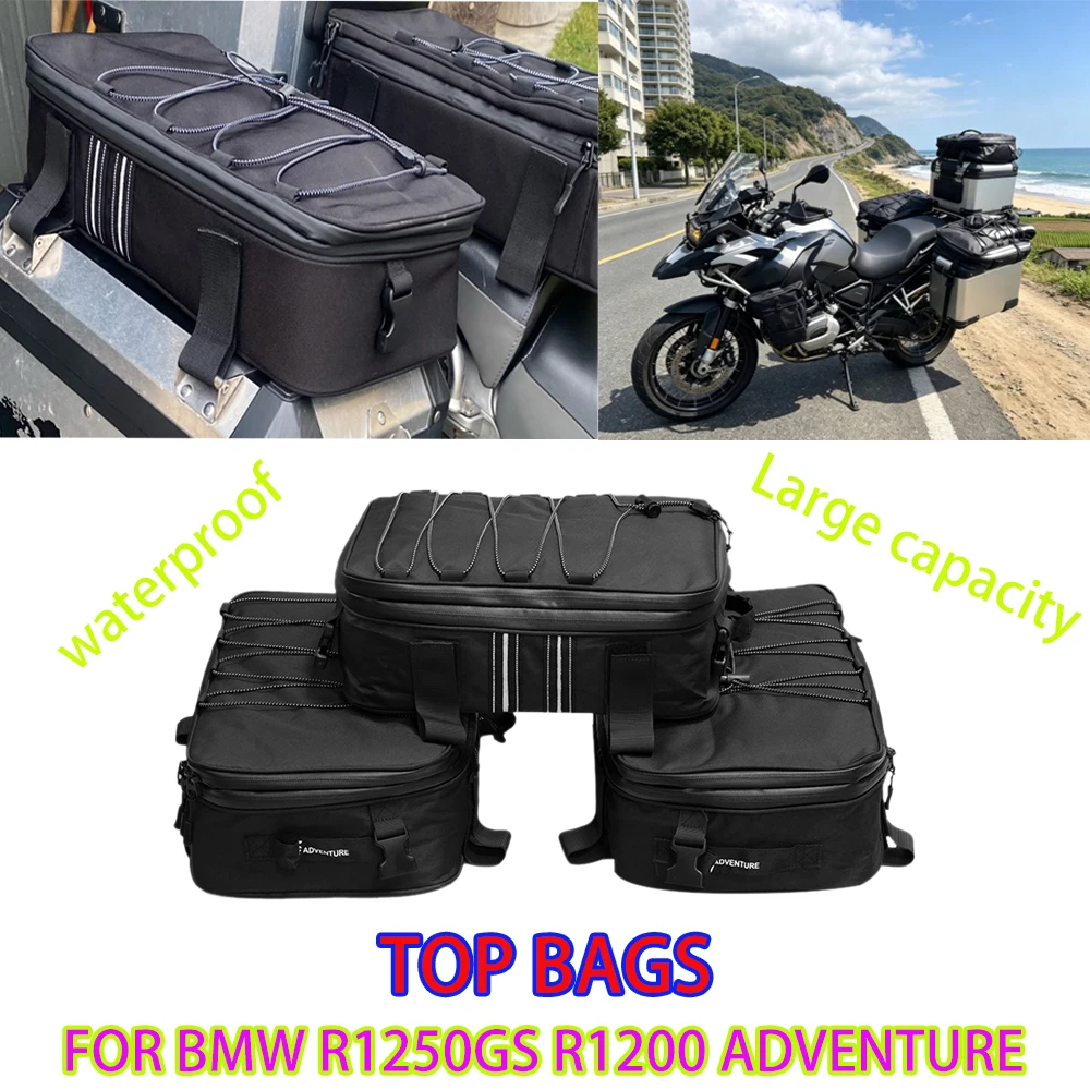 

Motorcycle Additional Waterproof Luggage Top Pack For BMW GS 1200 LC R1250GS Adventure Top Box Pannier Storage Bag