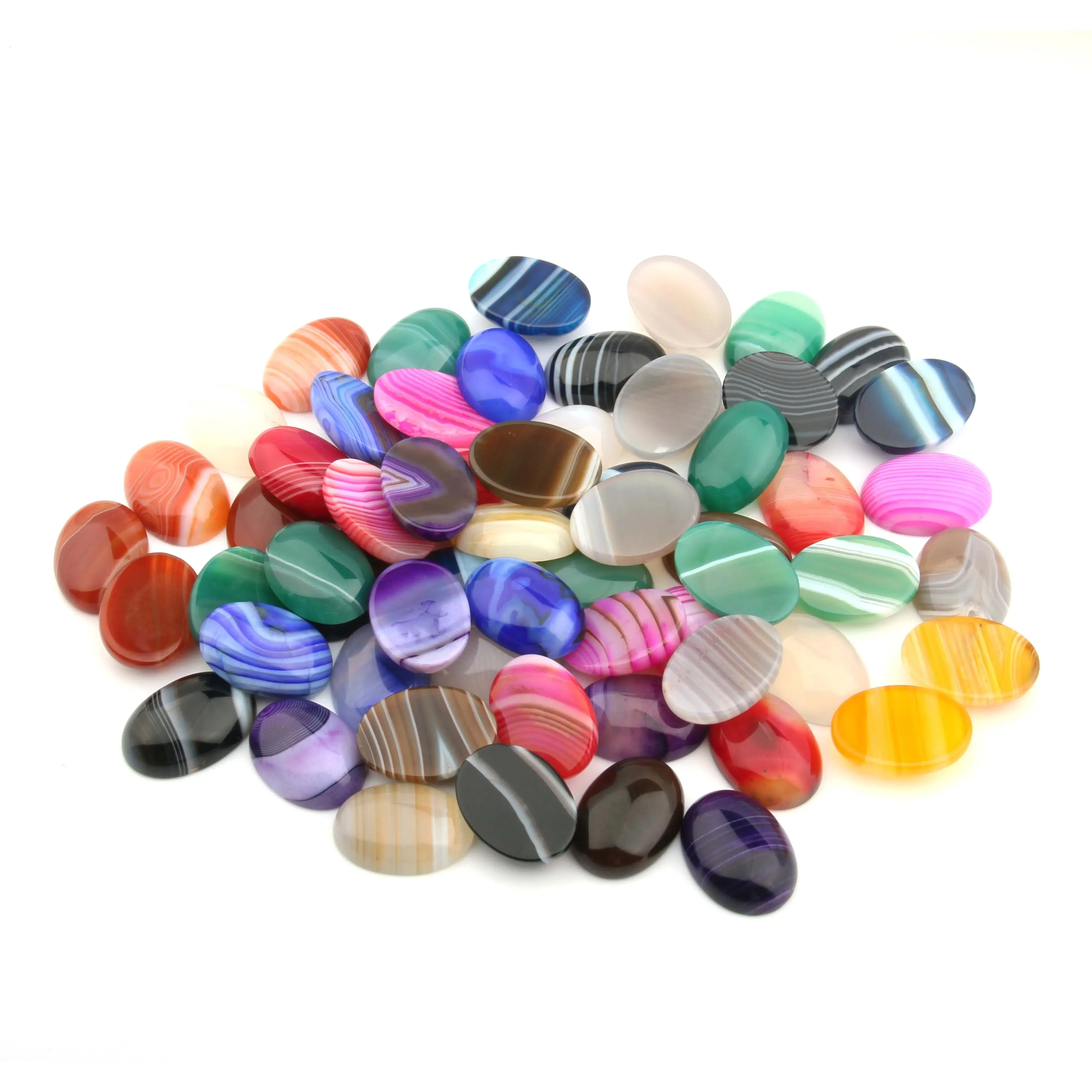 5 teile/satz 13x18mm CAB Naturstein Achat Cabochon Lose Perlen für Schmuck Machen Liefert DIY Halskette Ringe ohrringe Zubehör