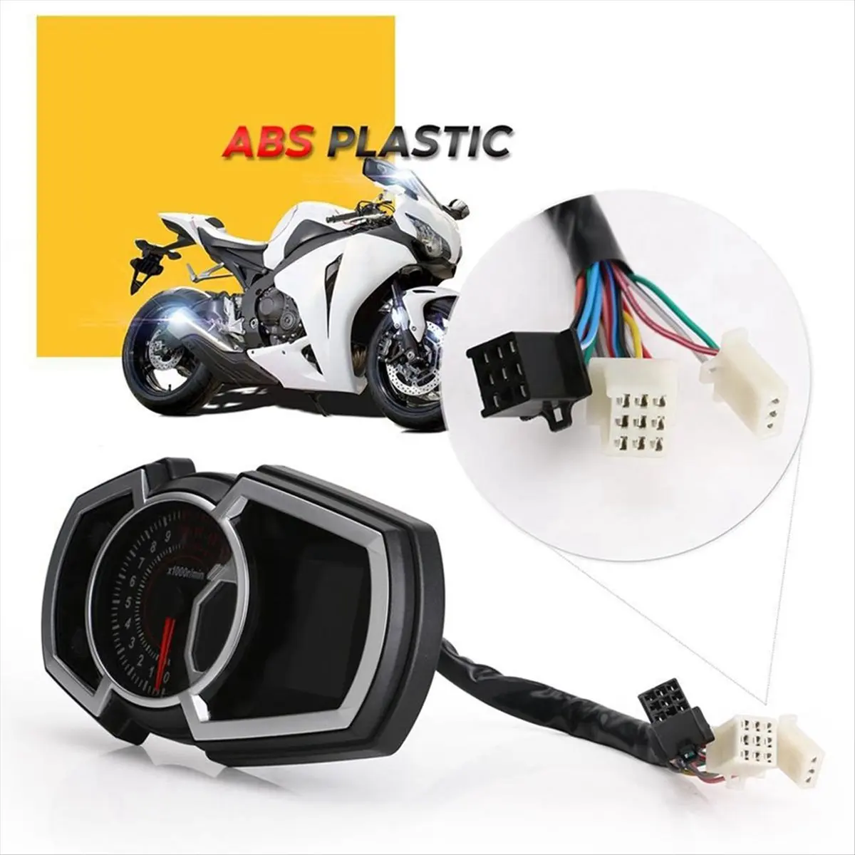 【~-new-a99z】motorcycle-speedometer-odometer-gauge-13000rpm-universal-1-2-4-cylinder-lcd-instrument-for-ninja650