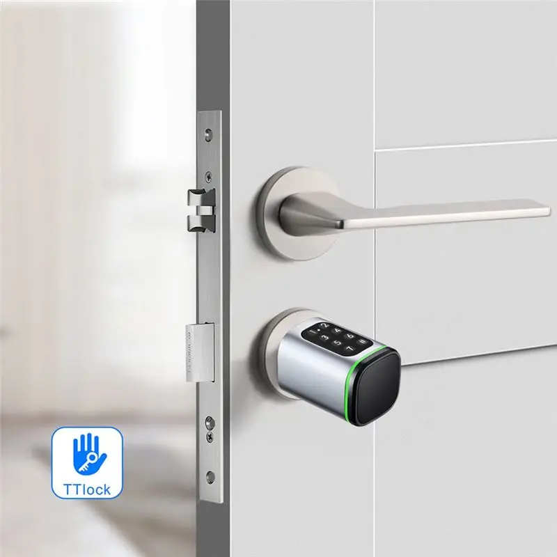 B27B Password Swipe Card Intelligent Lock Tongtong APP Bluetooth Unlocking Fingerprint Replacement Lock Cylinder