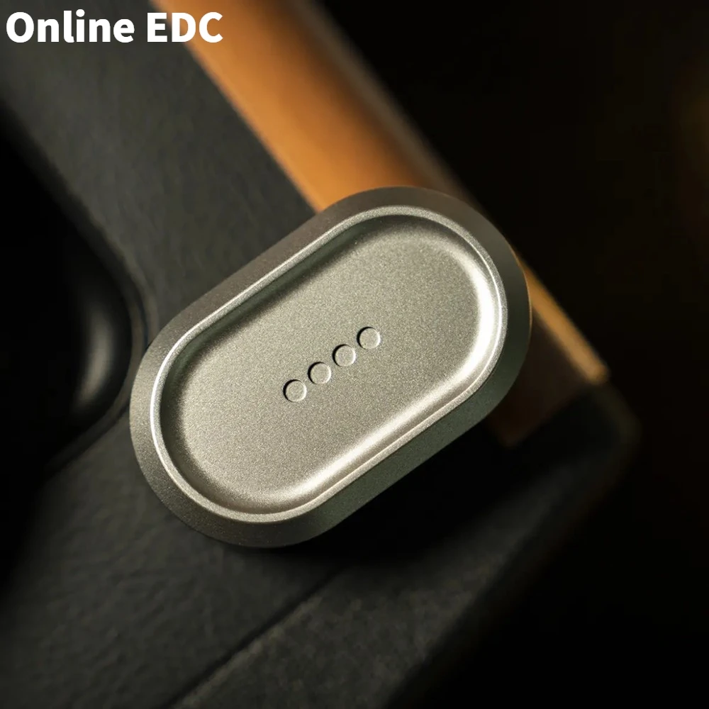 NADO EDC Fidget Slider soulagement du Stress jouet acier inoxydable titane Zirconium Push Slider Fidget jouets pour adultes