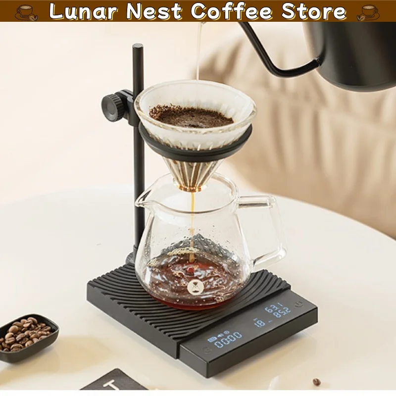Timemore Black Mirror Duo Dual Sensor Coffee Scale With Timer High Precision Weighing For Pour Over Espresso Brewing For Home