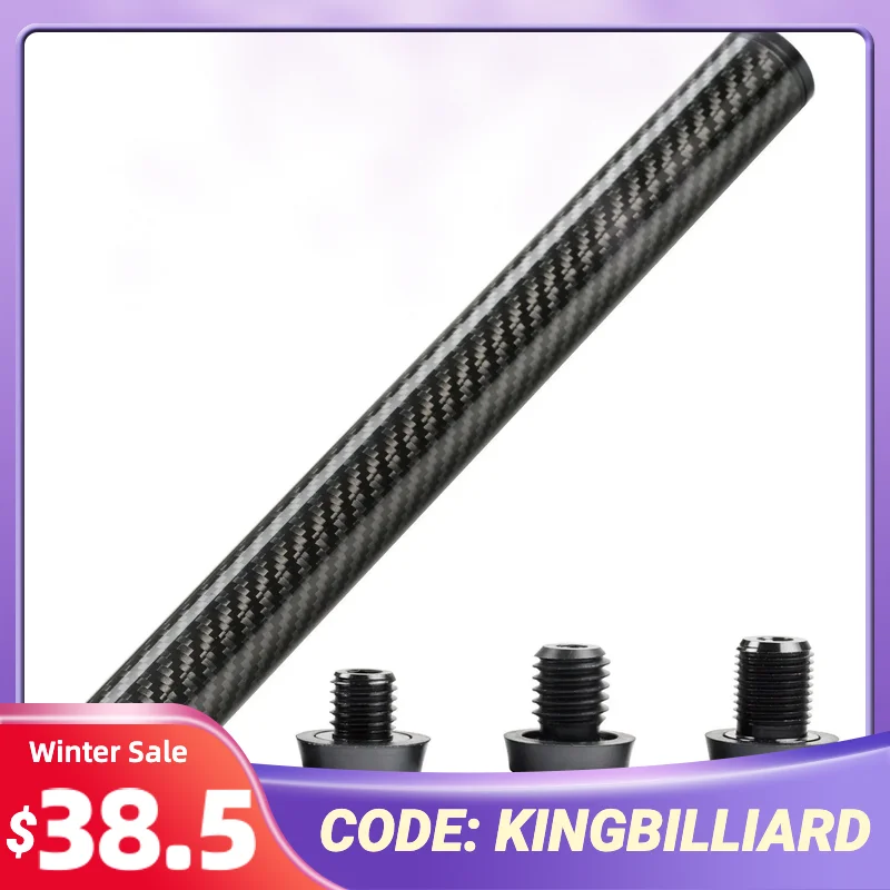 Billiards Extension 12 inch Carbon Fiber Extendable Extension Billiard Accessories for Mezz Predator KONLLEN ZOKUE Jflowers Cue