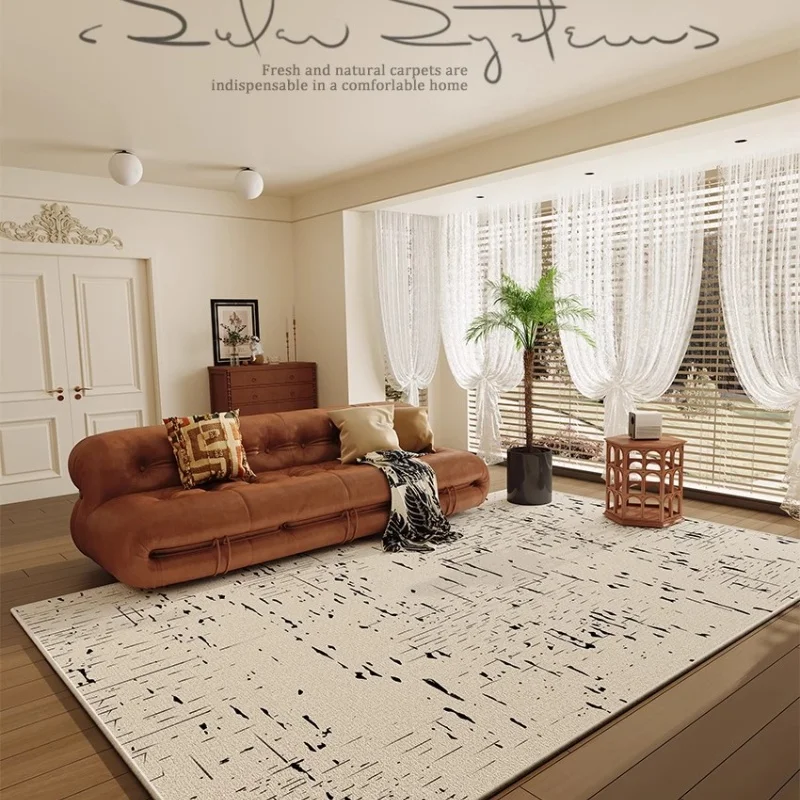 سجادة كبيرة فاخرة فائقة الإضاءة من الشمال لغرفة المعيشة ، سجادة دراسة ، كومة عصرية راقية ، وبر ، وديكور غرفة النوم ، حصائر جديدة ،