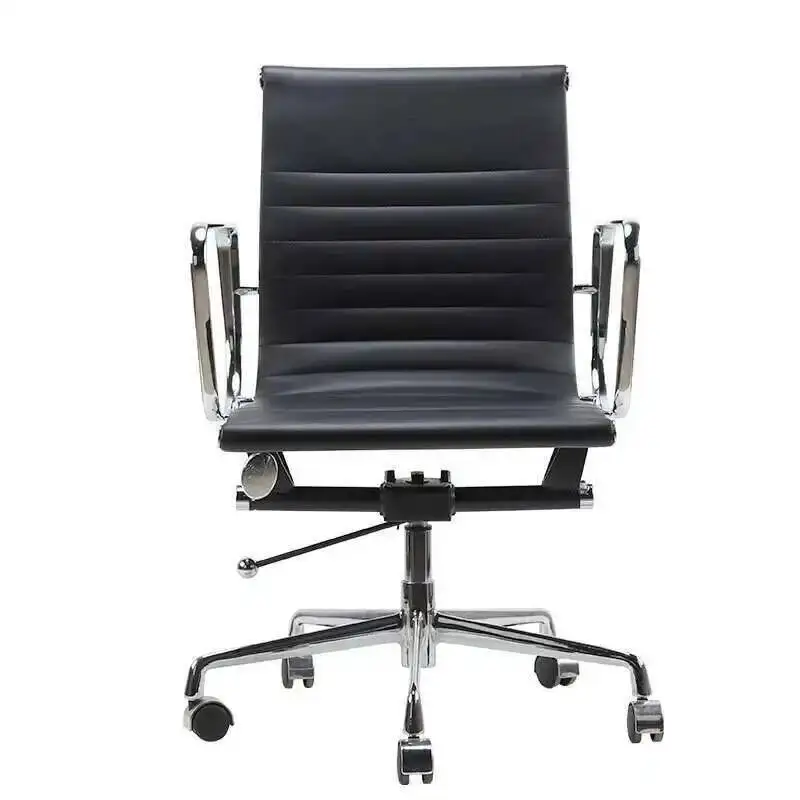 

Rotatable Comfortable Home Lift Cowhide Computer Chair Ergonomic Conference Room Office Chair Leisure Lounge Chair Dropshipping