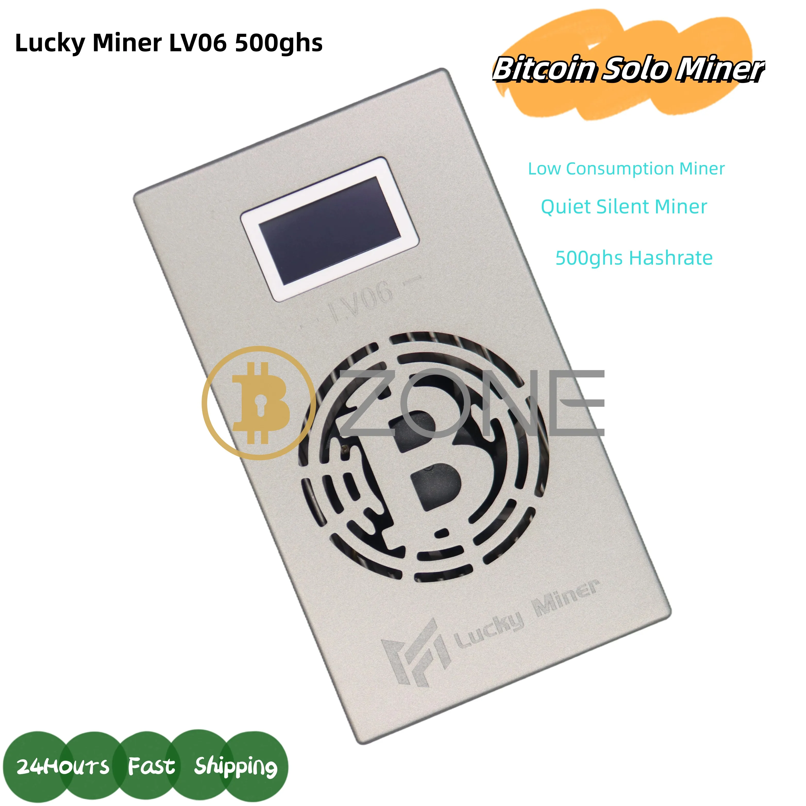 Bitaxe Ultra Lucky Miner SHA256 BM1366 500ghs With Power Supply Silent Bitcoin Lotto Machine Crypto BTC Solo Lucky Miner