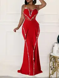 Encaje de costura transparente de malla de taladro de prensa para mujer para vestido de cena formal de mujer