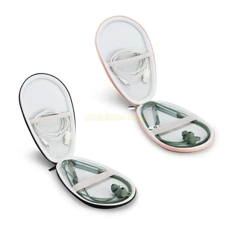 أكياس تخزين سماعة سماعات الرأس F62C EVA تحمل علبة تخزين سماعات رأس سماعة الرأس لإكسسوارات Freelace Eearphone