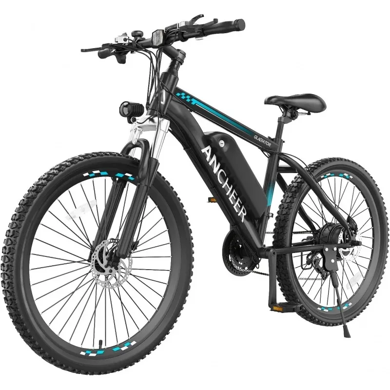 

500W 26" Bike For Adults, [Peak 750W], 48V 10.4Ah Battery, Up To 55 Miles, 3H Fast Charge, Electric Mountai