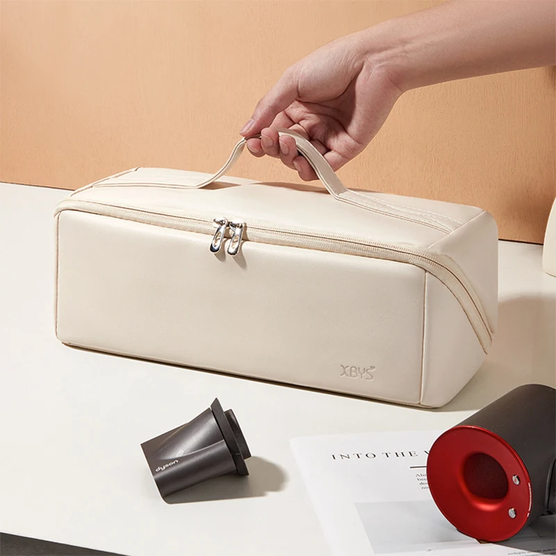 ヘアドライヤー収納袋 Pu レザーポータブル防塵防水トラベル
