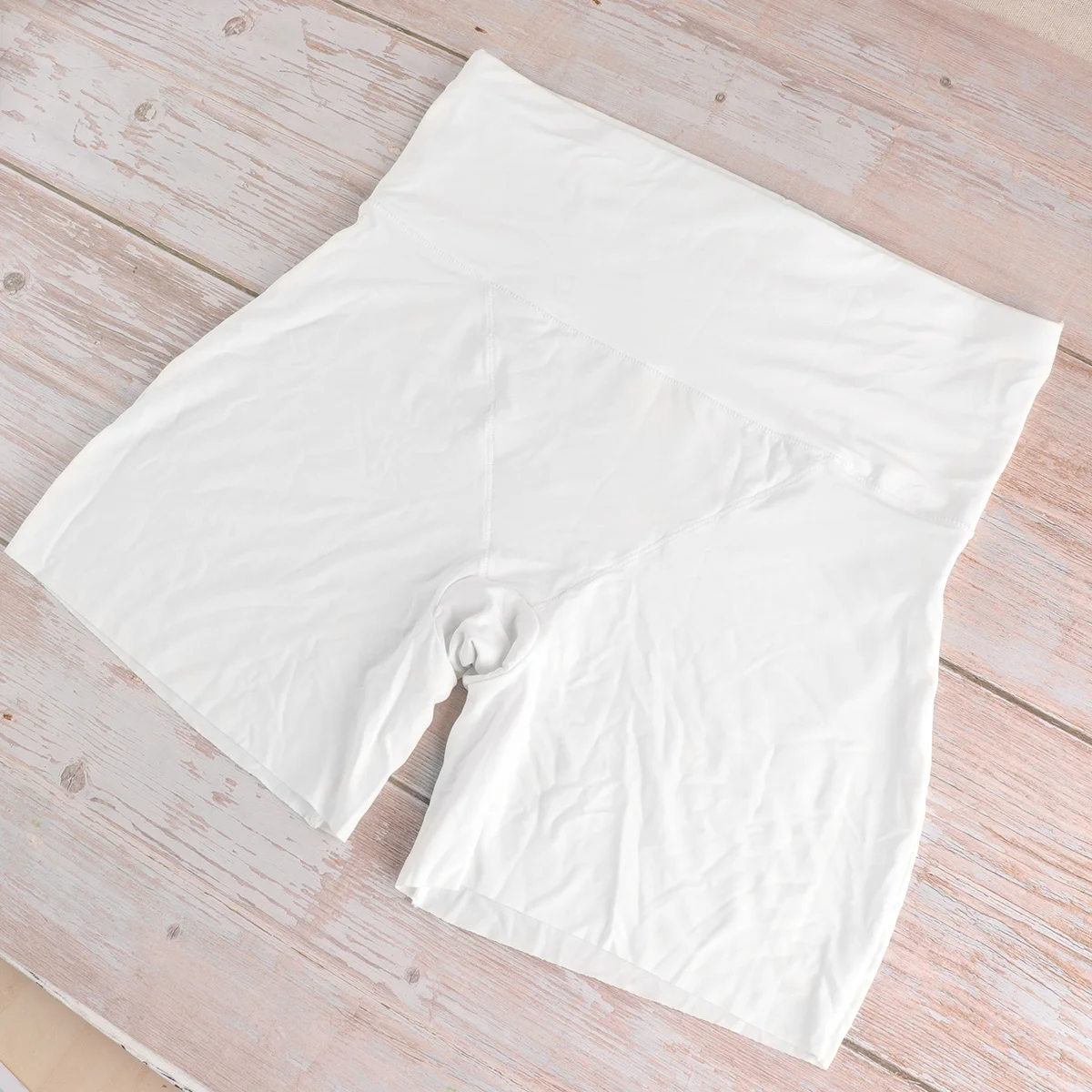 

1Pcs High Waist Slimming Safety Pants Ice Silk Underskirt Shorts Anti Wind Dress Leggings White Xl Underskirt Shorts