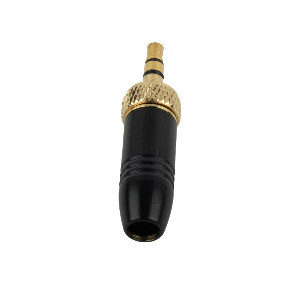 3.5mm Connector With M6 Internal Thread 3.5mm 1/8inch Solder DIY Audio Cable Connector Spare For Wireless Microphone Cable Part