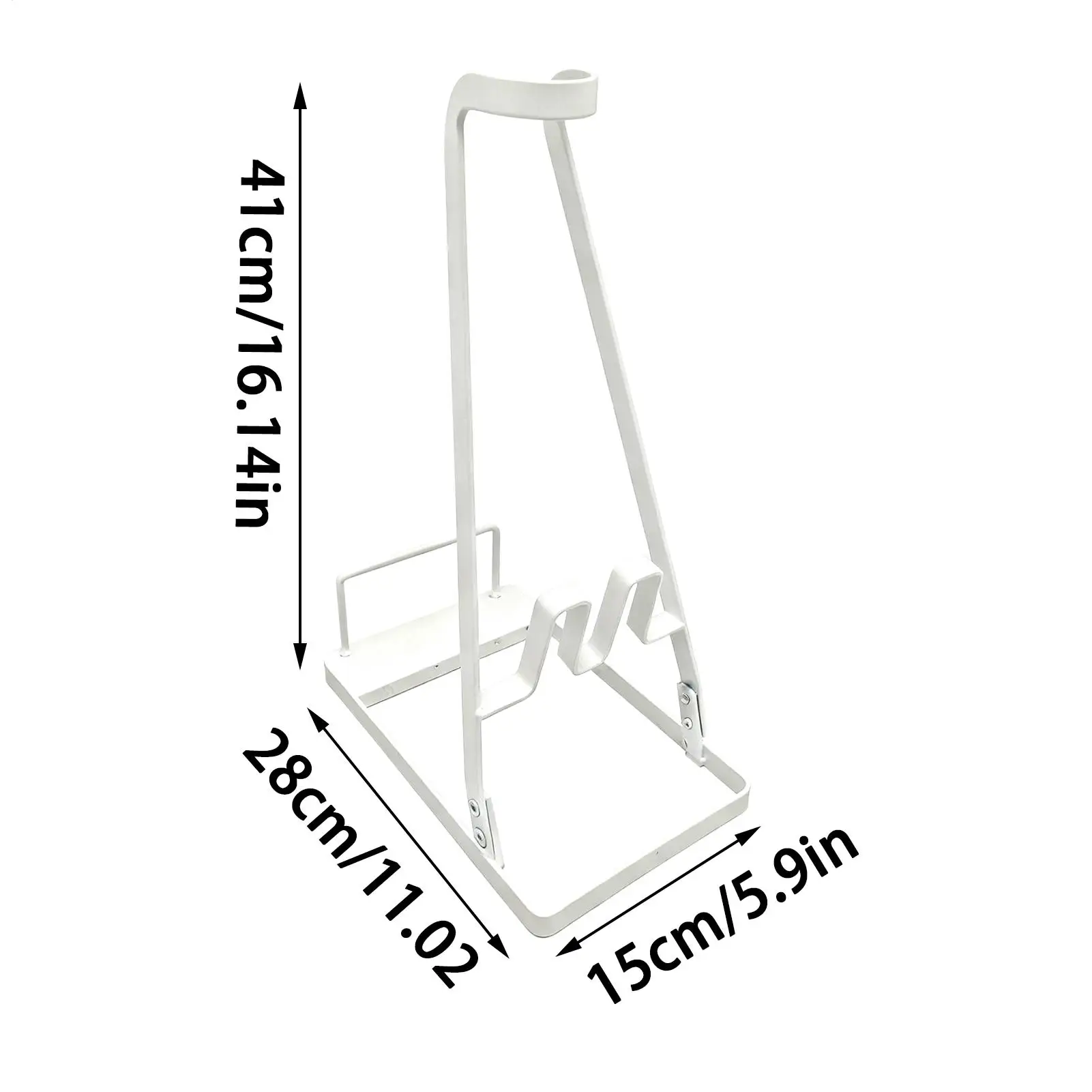 حامل مكنسة كهربائية رف عمودي معدني حامل تخزين مفرغ حامل أرضي للمنزل والمطبخ وغرفة النوم وغرفة المعيشة والشرفة والمكتب