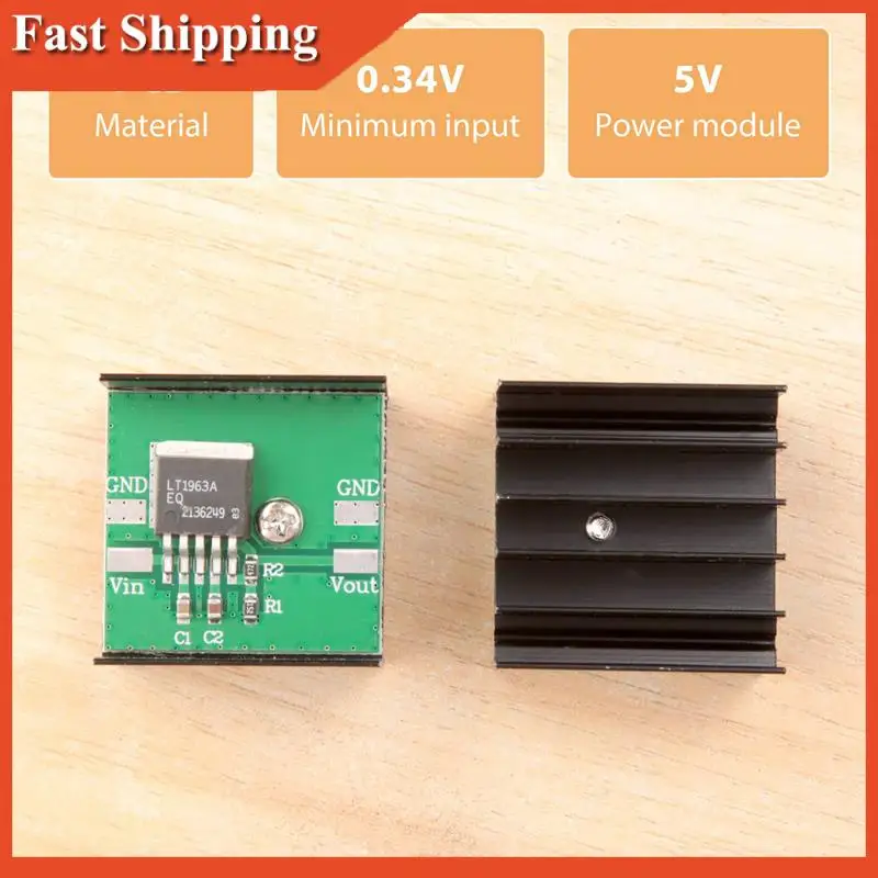 

Efficient 5PCS Ultra Low Noise Power Module LT1963 Power Board / 5V Power Module