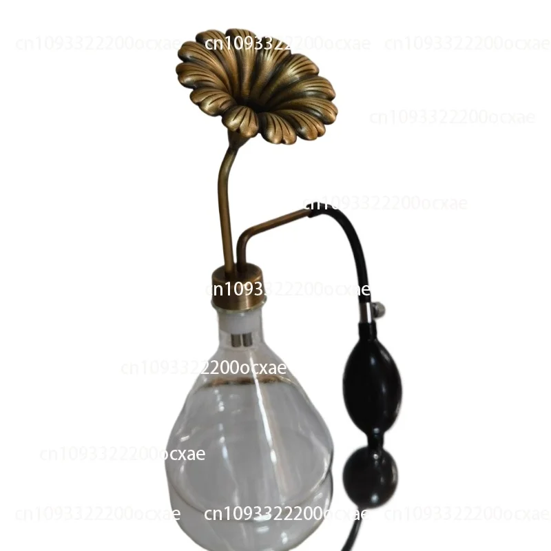 

Glass Aroma Bottle SPA Therapy Brass Fragrance Device Can Hold Essential Oils, Perfumes, Etc