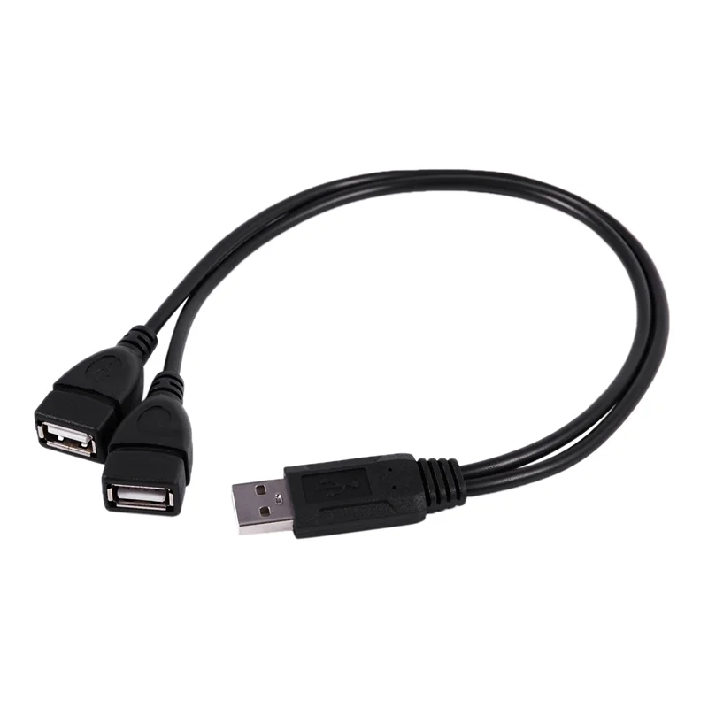 3X USB 2.0 ذكر إلى 2 USB مزدوج أنثى جاك Y الفاصل محور سلك الطاقة كابل محول-ABJU