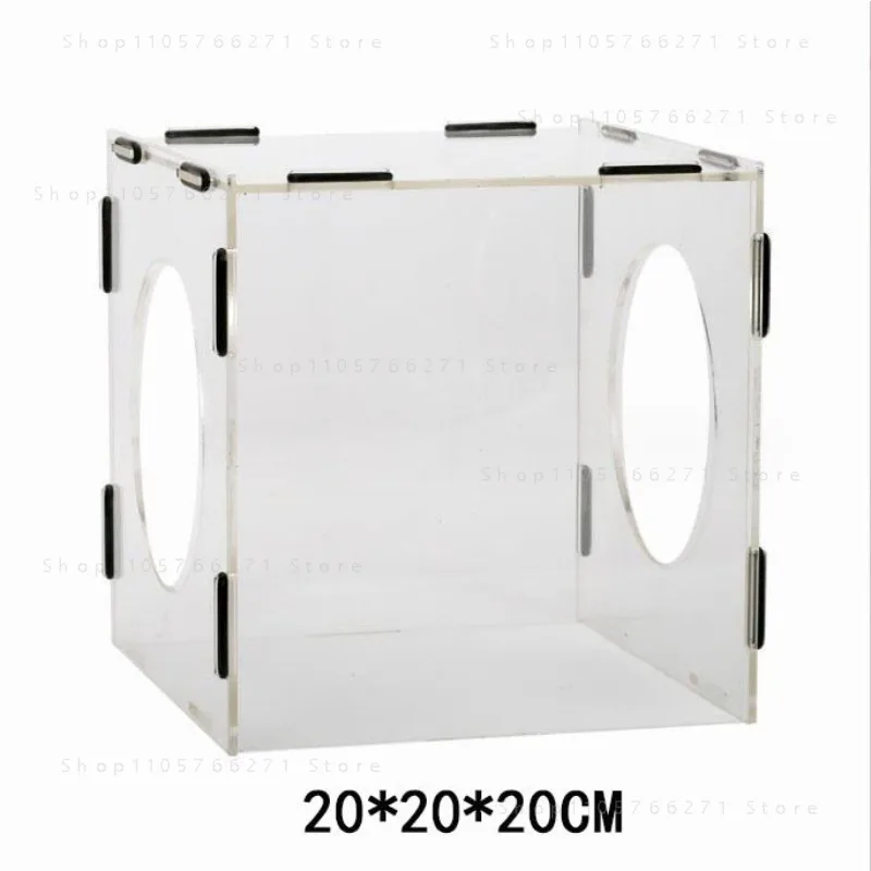 Grinding Dust Box Acrylic Dustproof Transparent Polisher Portable Dust Shroud Cover Dust Cage for Sculpturing Polishing