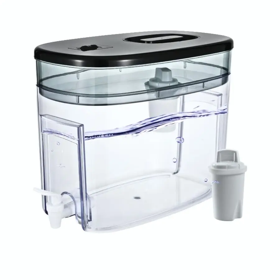 

Gallon Long Life 40 Cups Water Filter Pitcher 1 Membrane Filter, IAPMO Certified, 5X Times Lifetime, Reduces 99 Lead, Cadmium, M